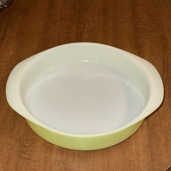 Pyrex Other - Vintage Pyrex 221 Round 8” Lime Green Cake Pie Casserole Pan Baking Dish